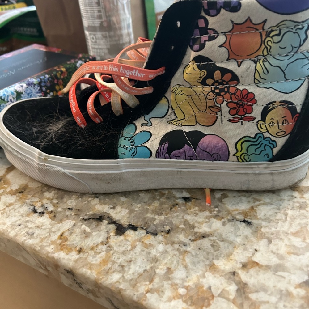 HP!!! 🎈🎈🎈VANS Sk8 Hi Cultivate non-gender “Cultivate Care” Hi-Tops 10W/8.5M. - Picture 4 of 13